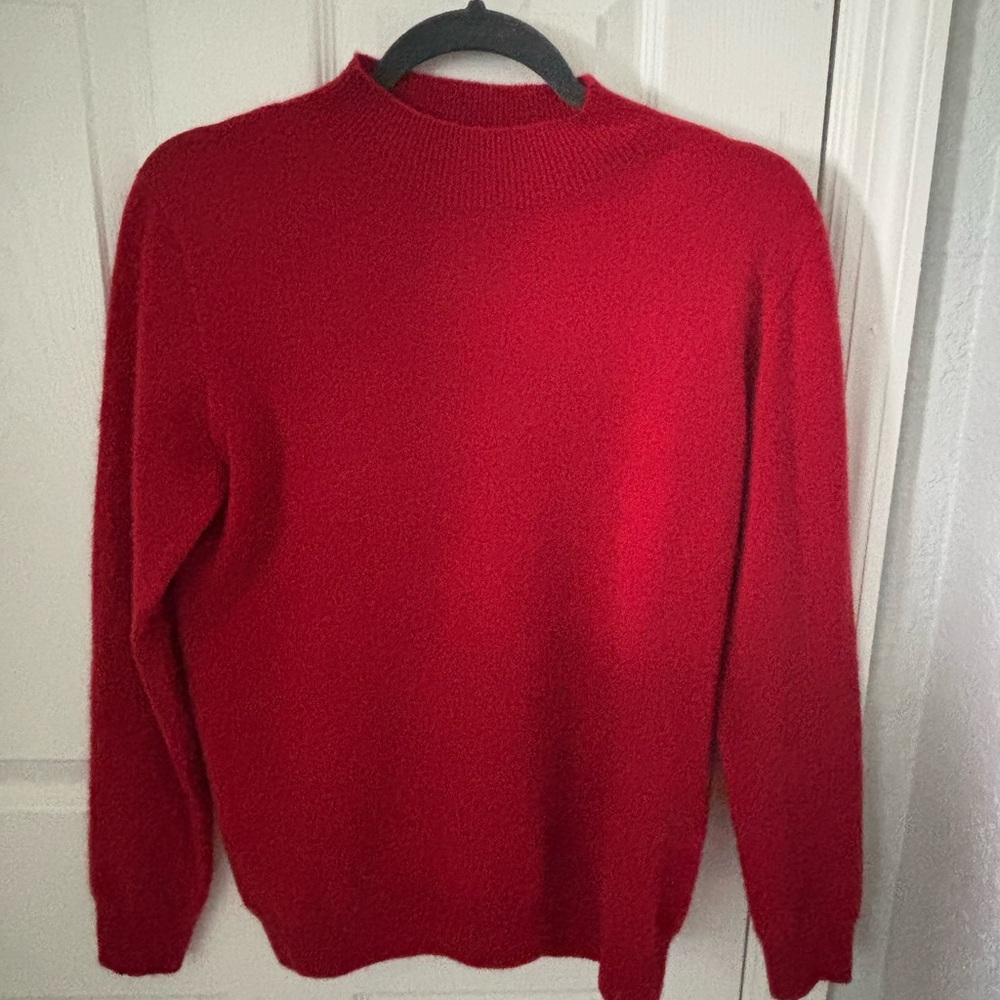 Women’s Red Cashmere Sweater